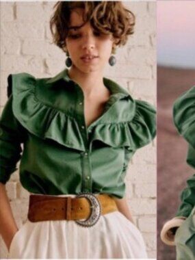 Sezane Matty shirt sz 38 (US 6)